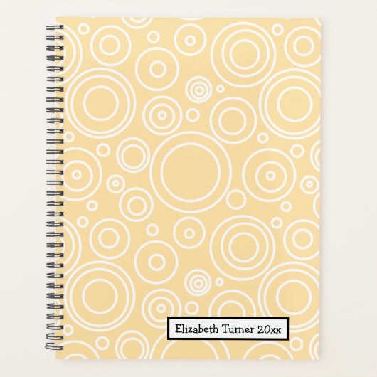 Fun Circle Pattern プランナー手帳 (正面)