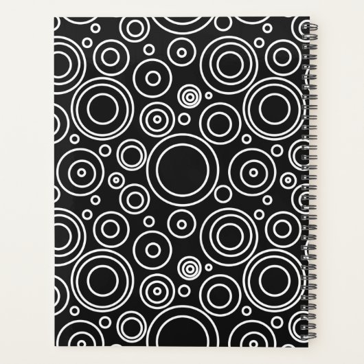 Fun Circle Pattern プランナー手帳 (裏面)