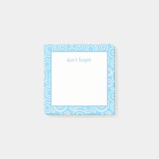 Fun Circle Pattern ポストイット (正面)