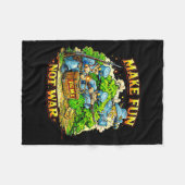 Fun Civil War Gift  フリースブランケット (正面(横))