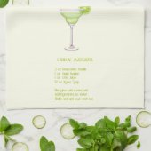  Fun Cocktail Bar - Margarita Recipe キッチンタオル (折り畳み)