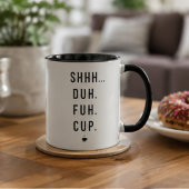 Fun coffee humor typography modern coworker マグカップ