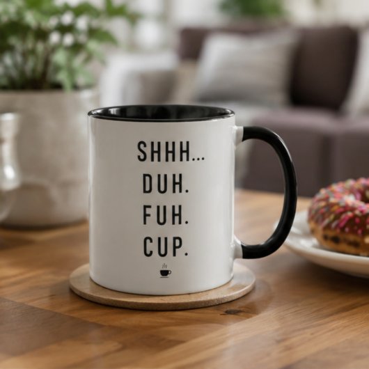 Fun coffee humor typography modern coworker マグカップ