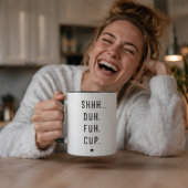 Fun coffee humor typography modern coworker マグカップ