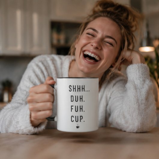 Fun coffee humor typography modern coworker マグカップ