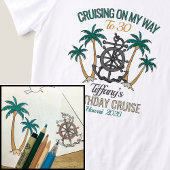 Fun Colorful 30th Birthday Cruise 2026 Name トライブレンドＴシャツ