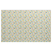 Fun Colorful Abstract Geometric Mid Century Retro ファブリック (ヤード)