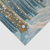 Fun Colorful Abstract Winter Wonderland Art 薄葉紙 (詳細)