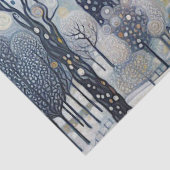 Fun Colorful Abstract Winter Wonderland Art 薄葉紙 (詳細)