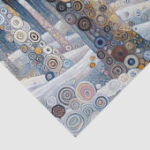 Fun Colorful Abstract Winter Wonderland Art 薄葉紙 (詳細)