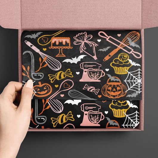 Fun Colorful Baking & Cooking Utensil Halloween 薄葉紙