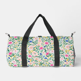 Fun Colorful Floral Duffel Bag ダッフルバッグ