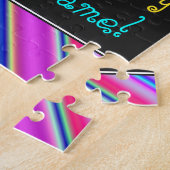 Fun, Colorful, Whimsical 62nd Birthday Puzzle ジグソーパズル (側面)