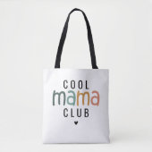 Fun Cool Mama Club、ママへのギフト トートバッグ (正面)