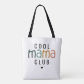 Fun Cool Mama Club、ママへのギフト トートバッグ (裏面)