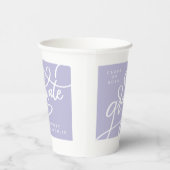 Fun Corner Script Purple Grad Party 紙コップ (右)