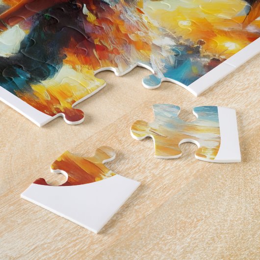 Fun Custom Dance Photo Collage Puzzle ジグソーパズル (側面)