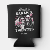 Fun Custom Death to your Twenties Birthday Party 缶クーラー (裏面)