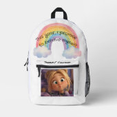 fun customizable backpack プリントバックパック (正面)