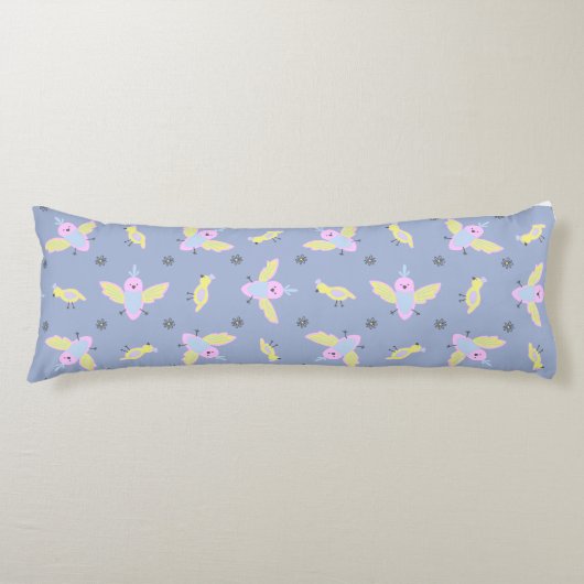 Fun cute bird body pillow  ボディピロー (正面)