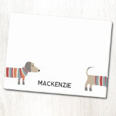 Fun Dachshund Wiener Dog Personalized ポストイット