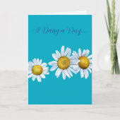 Fun Daisy Birthday Card カード (正面)