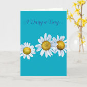 Fun Daisy Birthday Card カード (黄色い花)