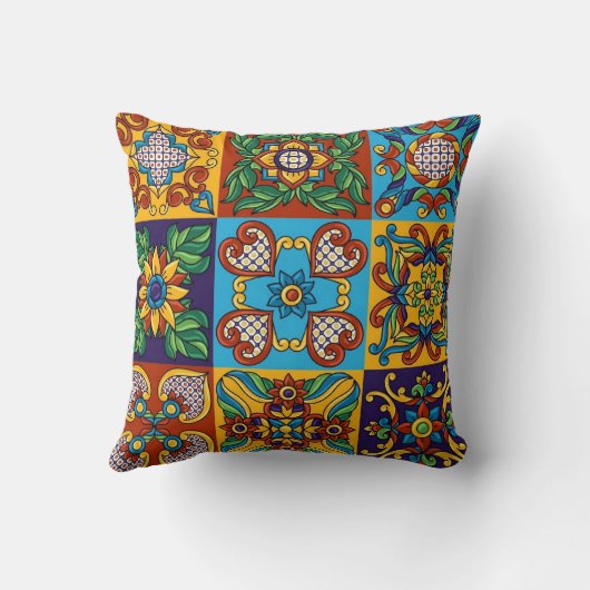 Fun Decor 16x16 Throw Pillow クッション (裏面)