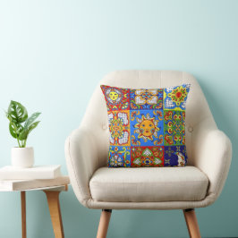 Fun Decor 2 16x16 Throw Pillow クッション
