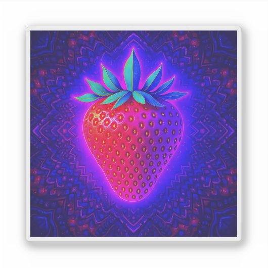 FUN DESSERTS (STRAWBERRY) シール (正面)