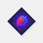 Fun Desserts (Strawberry)  スタンダードカクテルナプキン (角)