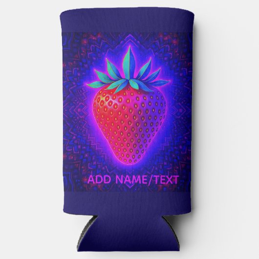 FUN DESSERTS (STRAWBERRY) スリム缶クーラー (正面)