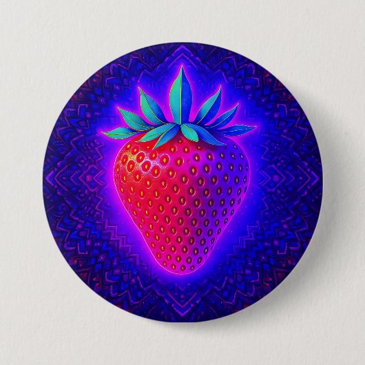 Fun Desserts (Strawberry) badge 缶バッジ (正面)