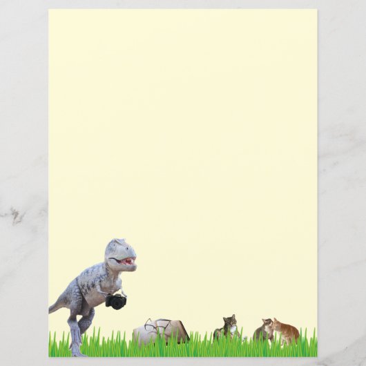 Fun Dinosaur Stationery (裏面)