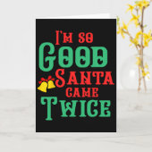 Fun Dirty Naughty Inappropriate Christmas Adult Y  カード (黄色い花)