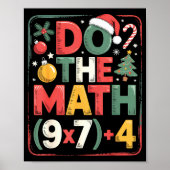 Fun Do The Math 67 Meme Six Seven Christmas Teache ポスター (正面)