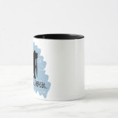 Fun Dog Walker  マグカップ (中央)