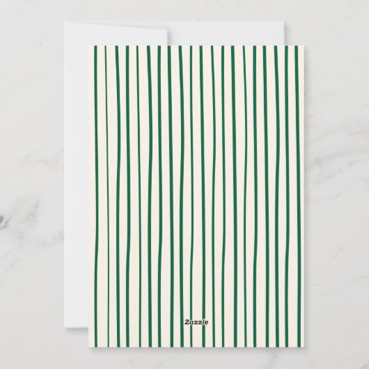 Fun Doodle Non-Photo Christmas シーズンカード (裏面)