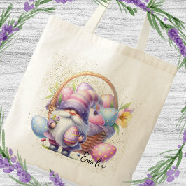 Fun Easter Egg Hunt Gnomes Glitter トートバッグ