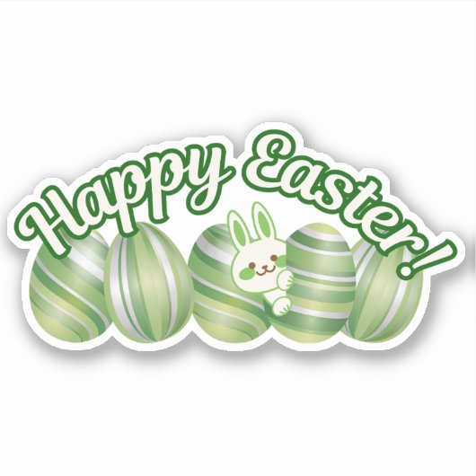 Fun Easter Vinyl Stickers シール (正面)