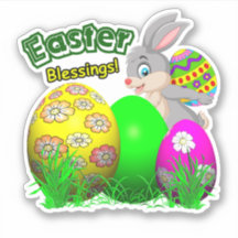 Fun Easter Vinyl Stickers