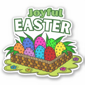 Fun Easter Vinyl Stickers シール