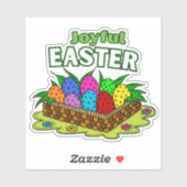 Fun Easter Vinyl Stickers シール (シート)