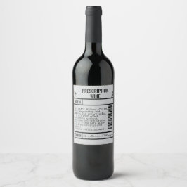 FUN editable grey Wine Labels for WINE ワインラベル