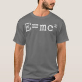 Fun Emc equation Science Physics Relativity Tシャツ (正面)
