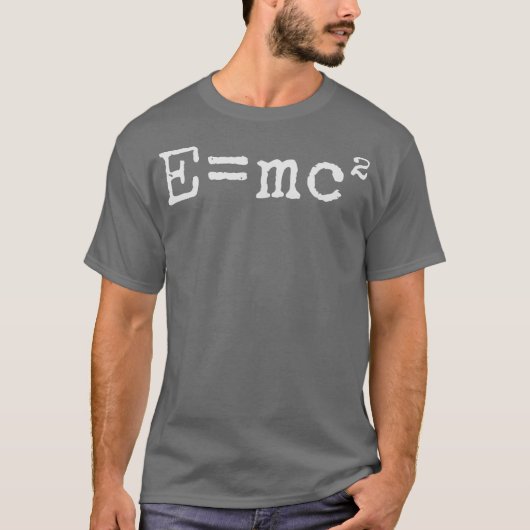 Fun Emc equation  Science  Physics  Relativity Tシャツ (正面)