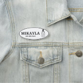 Fun Eyechart Optician Name Tag 名札 (インサイチュ)