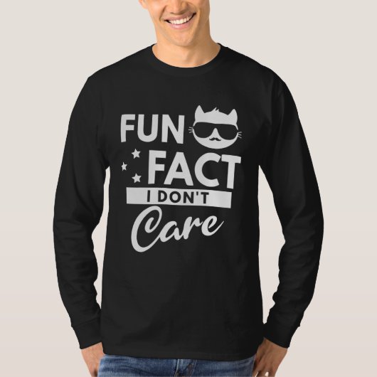 Fun Fact I Don t Care Tシャツ (正面)