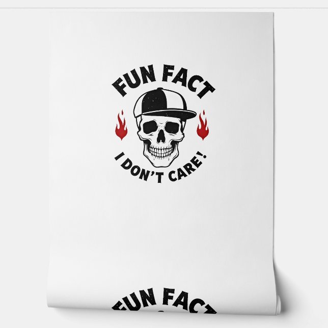 Fun Fact I Don't Care Funny Skeleton Saying (1) 壁紙 (ほどく)