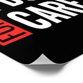 Fun Fact I Don't Care Sarcastic Saying Humorous Lo ポスター (角)